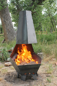 Penta Pit Chimenea Fire Pit