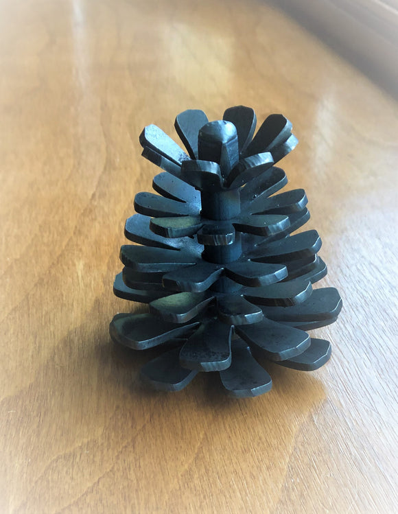 Steel Pinecone Fire Pit Ornament 3